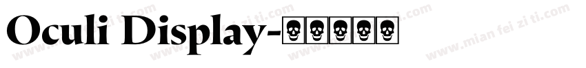 Oculi Display字体转换